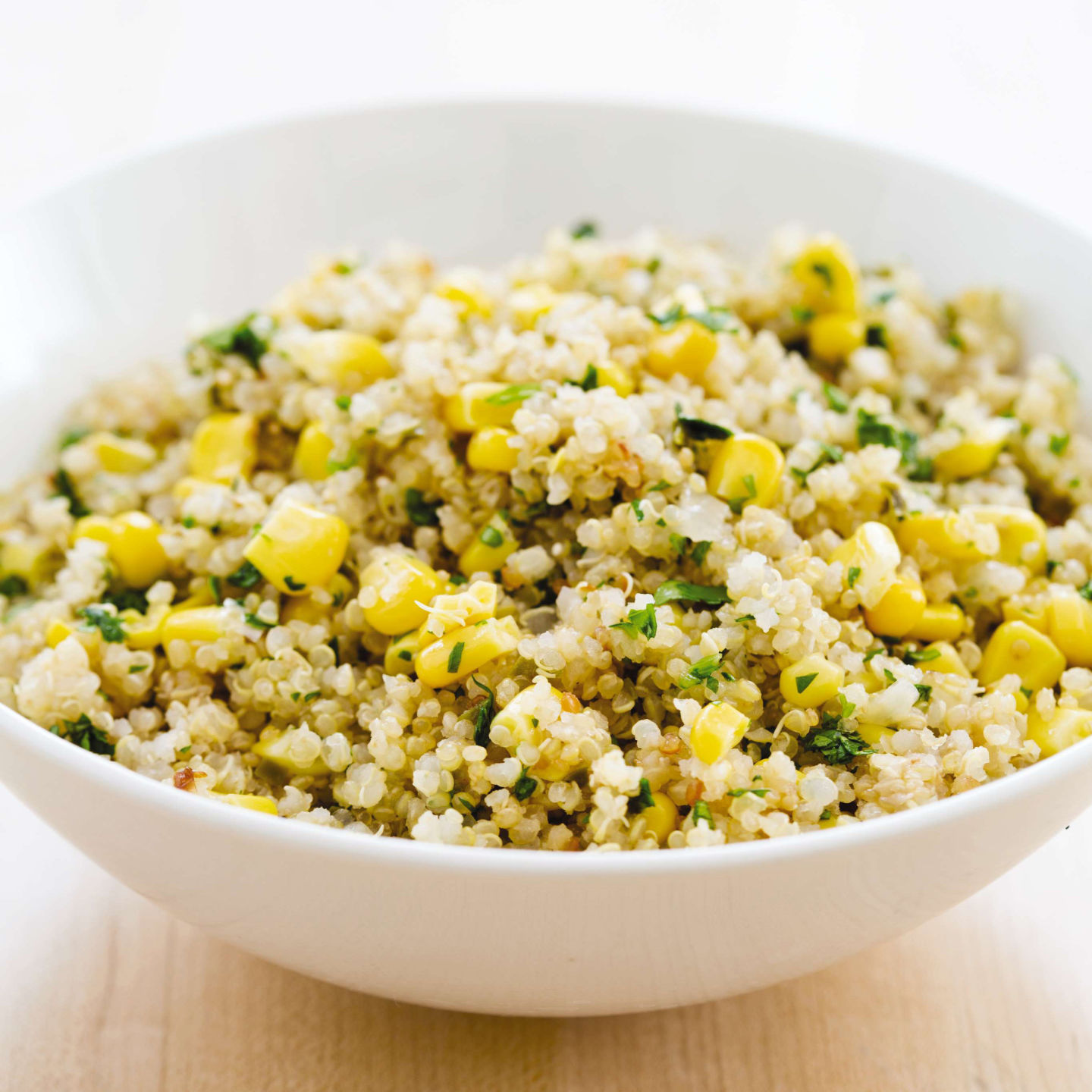 Food Column ATK No Fuss Quinoa with Corn and Jalapeno